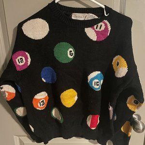 Christine Foley Billiard Balls Sweater
